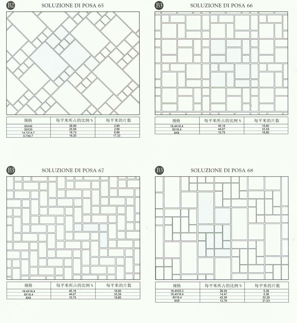 糖心LOGO柚子猫陶设计师常用80种瓷砖铺设方案