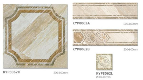 糖心LOGO柚子猫陶全抛釉瓷砖：爱丁堡系列KYP8062H